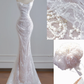 Mermaid Lace Wedding Dress White Wedding Gowns Birthday Outfit fg8706