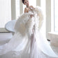 Pretty Mermaid Tulle Beads Long Prom Dresses Formal Evening Dress   fg7547