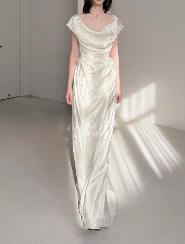 Elegant Simple Wedding Dress Formal Dress Party Dress Birthday Dress  fg8692