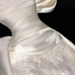 Mermaid Off The Shoulder Satin Lace wedding  Dress,Formal Evening Dress  fg8495