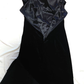 Robe de cocktail à volants en velours noir, robe de soirée, robe de bal (veste non incluse) fg7231