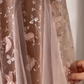 Halter Neck 3D Floral Rhinestone Tulle Mermaid Evening Gown fg8754