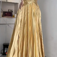 Sweetheart Spaghetti Strap Pleated Satin Evening Gown With Beading  fg8816