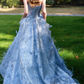 Strapless Sparkly Beaded Feather Ball Gown Evening Dress fg8838