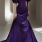 Off Shoulder 3D Floral Satin Mermaid Evening Dress fg8843