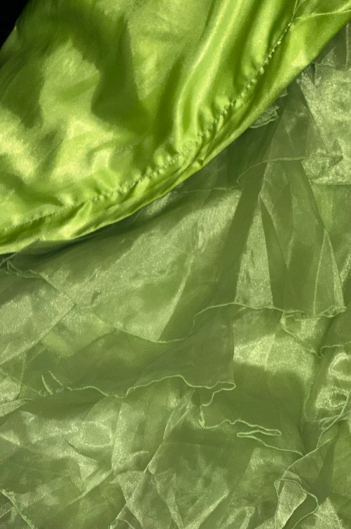 Halter Beaded Ruffled Organza Mermaid Prom Dress fg8848