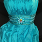 Strapless Beaded Waist Ruffled Chiffon Short Homecoming Dress fg8860