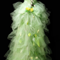 Strapless 3D Floral Petal Tulle High Low Evening Dress fg8879