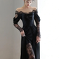 Charming Satin Lace Long Prom Dress Wedding Dress   fg5055