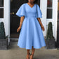 V Neck Evening Dress Fashion Gown Lilac Bridesmaids dresses    fg6067