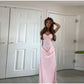 Pink Prom Dress Formal Dress Long Evening Party Dresses  fg7774