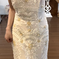 Beading White Vintage Prom Party Dress Evening Dress Birthday Outfit  fg8715