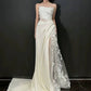 White Tulle Lace Long Wedding Dress Princess Bridal Gown       fg7388