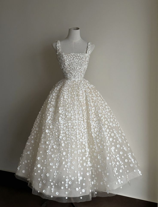 Robe de bal trapèze à fleurs, jolie tenue de soirée pour 16e anniversaire, fg8212