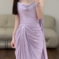 Classy Lilac Prom Party Dress Evening Dress  Birthday outfit fg8624