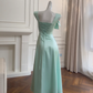 Robe de bal longue verte, nouvelle collection de robes de soirée longues fg7206