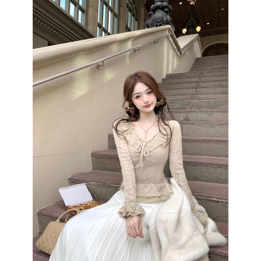 Court Girl's Brushed Liner Top   A62