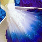 Colorful Ombré Wedding Dress Ball Gown   fg2685