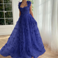 Butterfly Purple Prom Gown, Elegant Long Prom Dresses      fg3363
