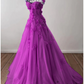 A-Line Prom Dresses Elegant Dress Formal Sweep / Brush Train Sleeveless Sweetheart Tulle with Pleats Sequin Appliques      fg4690