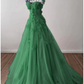A-Line Prom Dresses Elegant Dress Formal Sweep / Brush Train Sleeveless Sweetheart Tulle with Pleats Sequin Appliques      fg4690