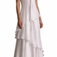 Sexy A-Linie Sweetheart Partykleider Weiße lange Ballkleider fg5154