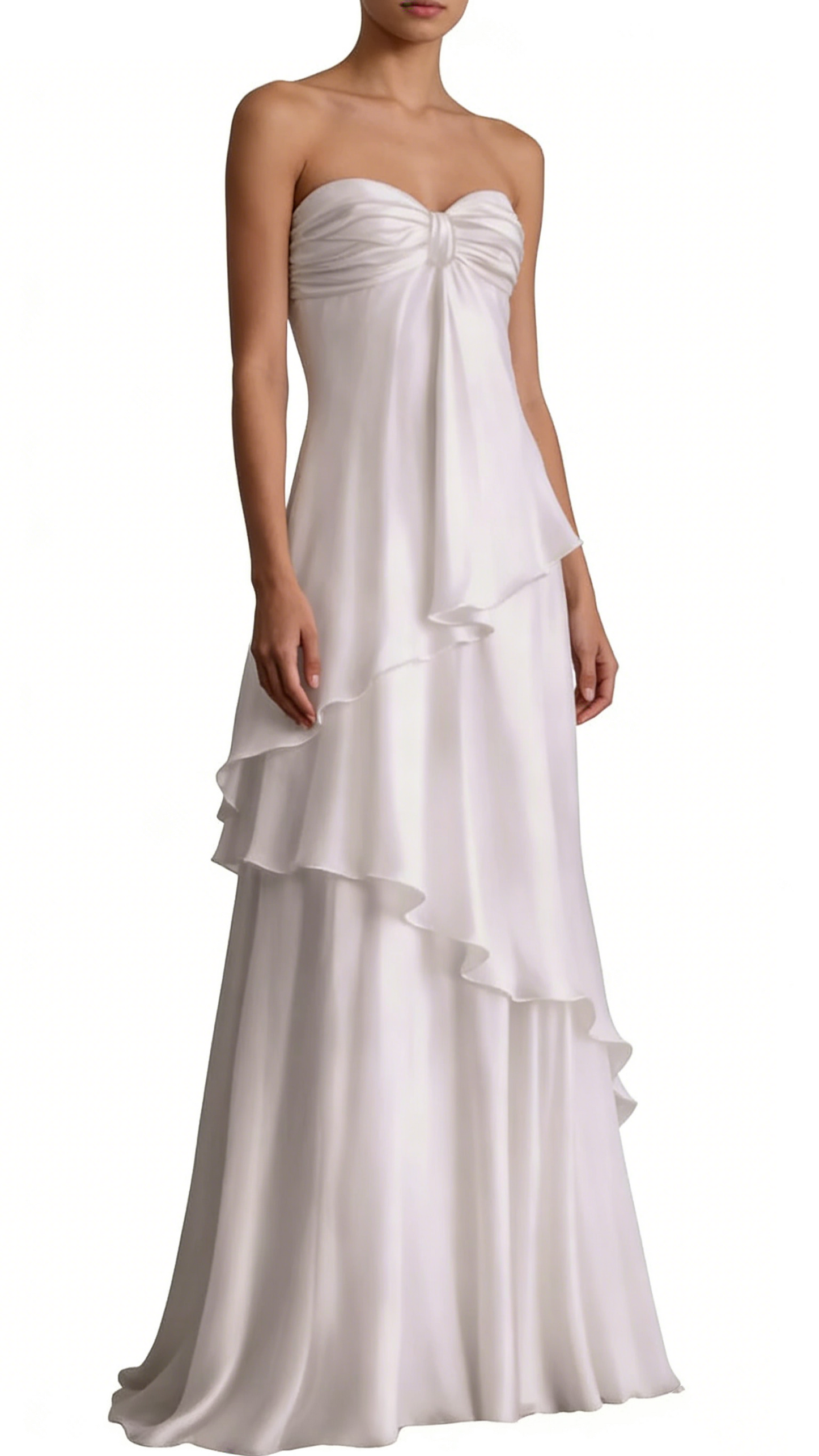 Sexy A-Linie Sweetheart Partykleider Weiße lange Ballkleider fg5154