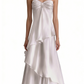 Sexy A-Linie Sweetheart Partykleider Weiße lange Ballkleider fg5154