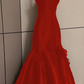 Elegantes schwarzes Spaghettiträger-Ballkleid Partykleid fg5366