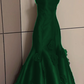 Elegantes schwarzes Spaghettiträger-Ballkleid Partykleid fg5366