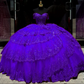 Luxuriöses rotes Quinceanera-Kleid mit Kristallperlen-Spitzenapplikationen Sweet 16 15 Ballkleid fg6302