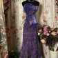 Grünes trägerloses langes Ballkleid, Lange Abendkleider fg7146