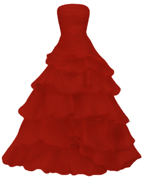 Strapless A Line Ruffle Long Prom Dress Layered Wedding Dress        fg7185