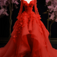 A-Linie Ballkleid Rosa Ballkleid Langes Abendkleid fg7190