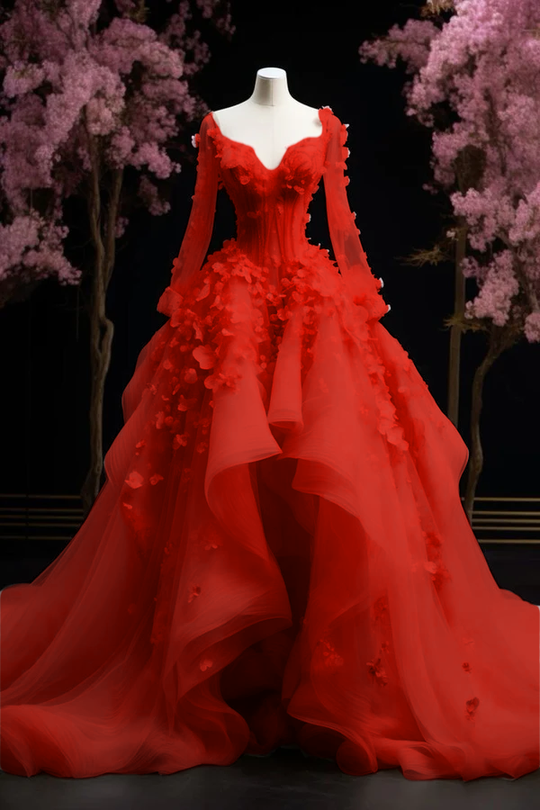A-Linie Ballkleid Rosa Ballkleid Langes Abendkleid fg7190