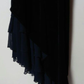 Robe de cocktail à volants en velours noir, robe de soirée, robe de bal (veste non incluse) fg7231