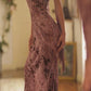Vintage Prom Dress, Elegant Off Shoulder Evening Dress     fg7335