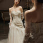 Sexy Mermaid Long Wedding Dress Evening Party Dresses    fg7702