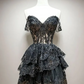 Gorgeous Off-Shoulder Strapless A-line Short Mini Homecoming Dress      fg7732