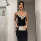 Black Mermaid Sexy Long Formal Dress Evening Party Dresses  fg7763