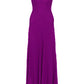 Pink Chiffon V Back Long Prom Dress Elegant Bridesmaids Dress      fg7333
