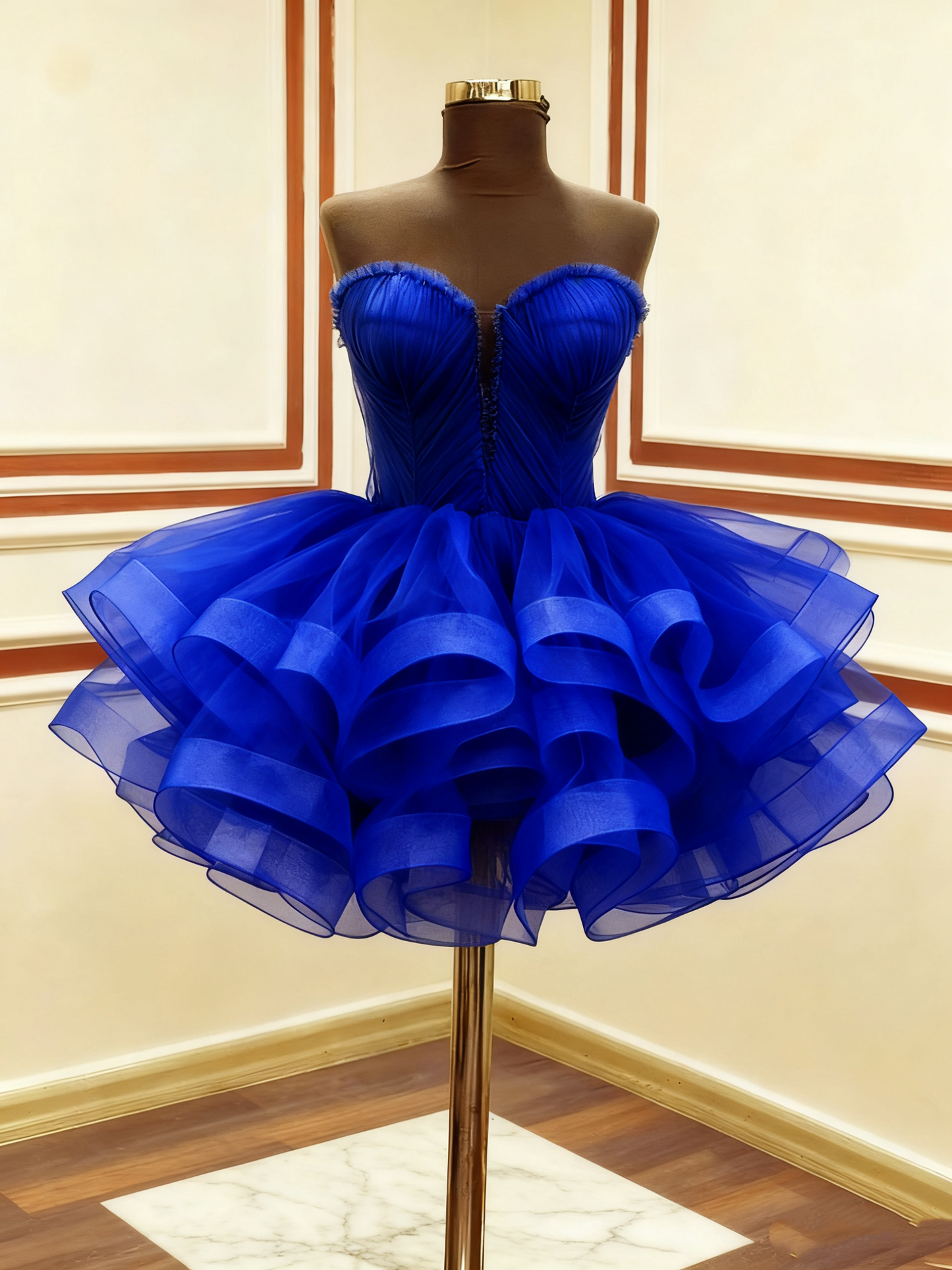 A Line Green Tulle Short Prom Dress Birthday Party Dress Homecoming Dress   fg8136