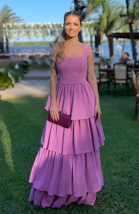 Purple Prom Dresses, Evening Gown    fg2819