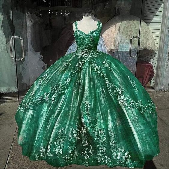 Green Ball Gown Prom Dresses Long Sexy Prom Dress   fg2769