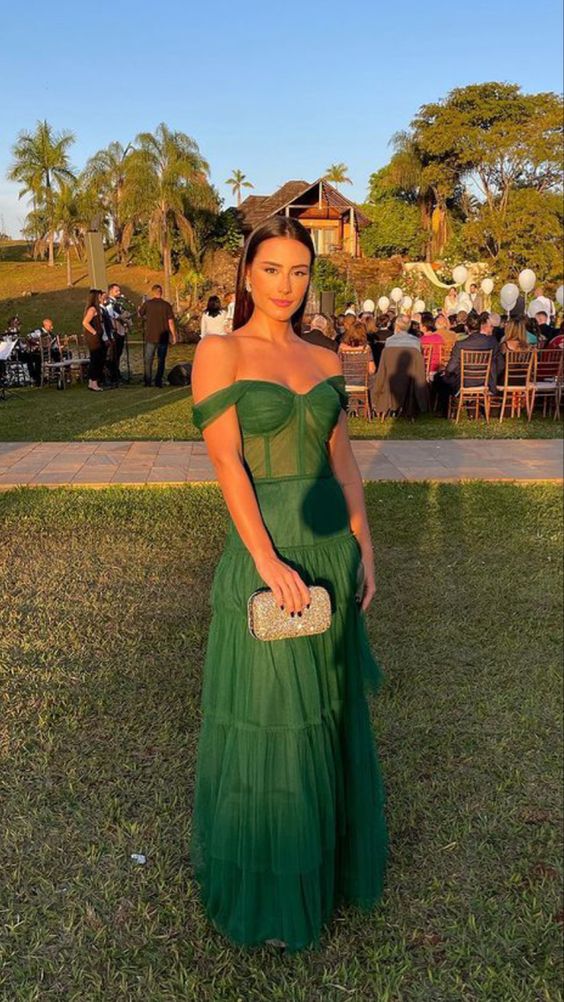 Green Prom Dress Women Sexy Dresses Elegant Party Dress     fg1975