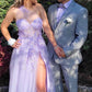 Sweetheart One Shoulder Pink Prom Dress with Flowers     fg1523