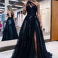 Sweetheart One Shoulder Pink Prom Dress with Flowers     fg1523