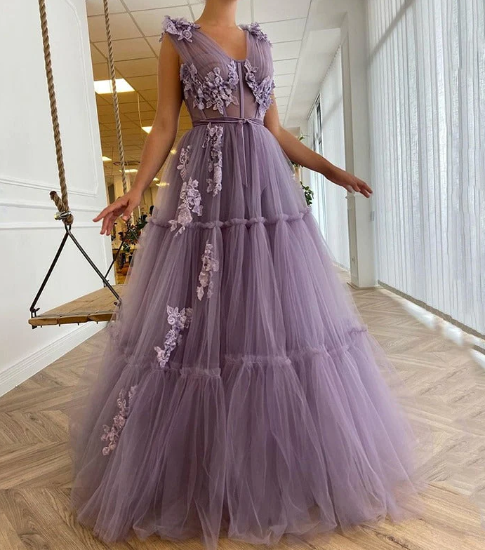 Sexy Prom Dress,Elegant Prom Dress,A-Line Prom Dress,Long Purple Prom Dress      fg517