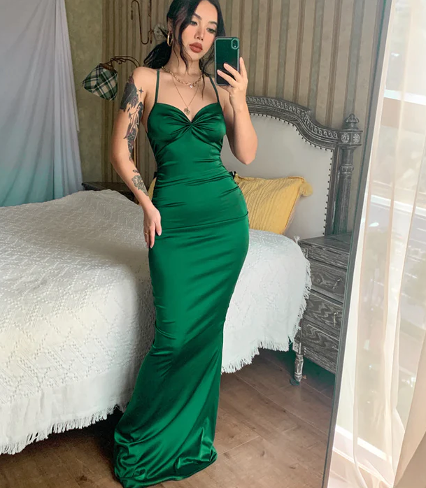 sexy Prom Dress green Prom Dresses       fg525