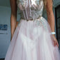 Pink Corset Prom Dress     fg88
